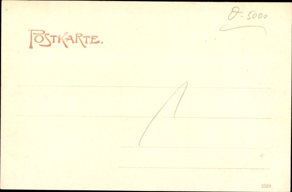 Chromo-Litho Erfurt in Thuringia, Martinsstift, Luther cell