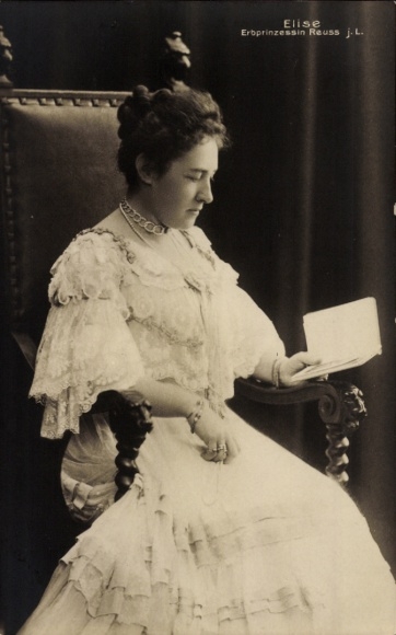 Ak Elise, Erbprinzessin Reuss jüngere Linie, Buch