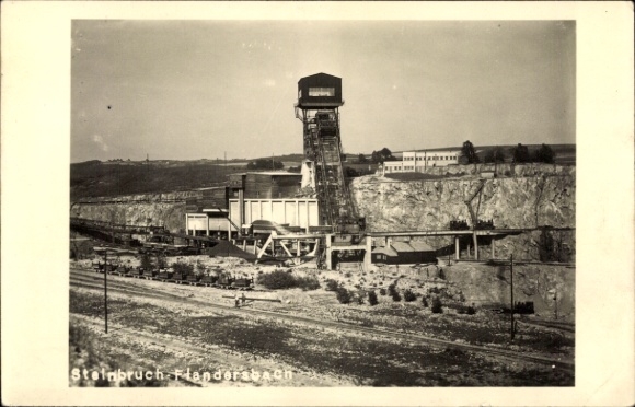 Photo Postcard Flandersbach Wülfrath in the Bergisches Land, quarry
