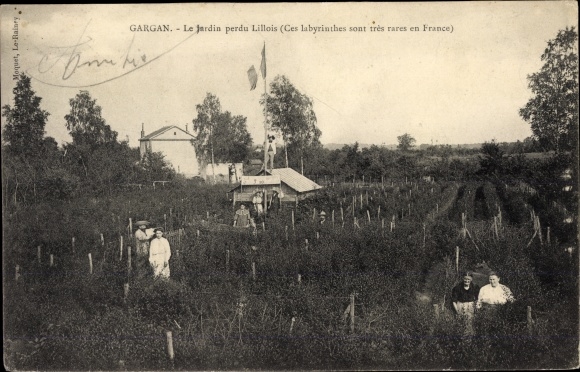 Ak Gargan Seine Saint Denis, Jardin Perdu Lillois