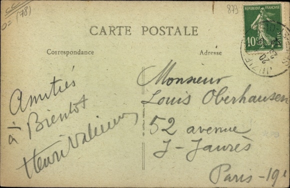 Postcard Juziers Yvelines, Le Chateau