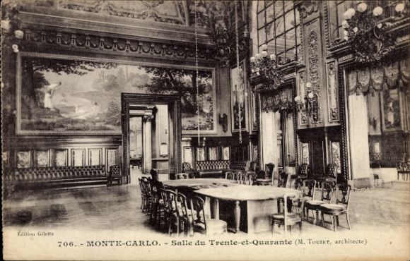 KP Monte Carlo Monaco, Pokój gier, Trzy i Kwarantanna