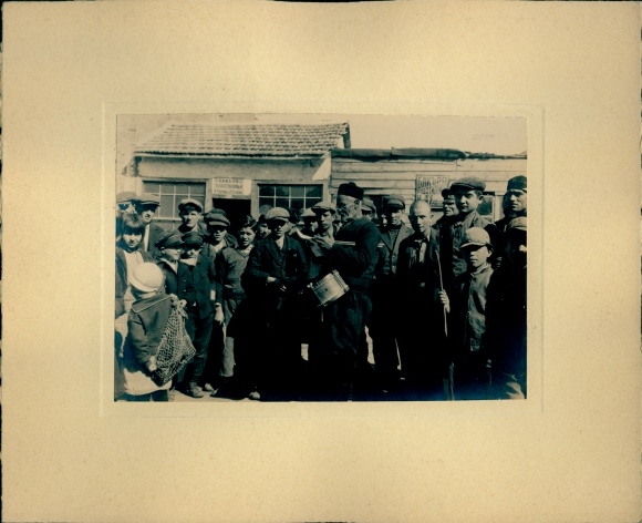 foto Svilengrad Bulgarije, stadsomroeper, maart 1931