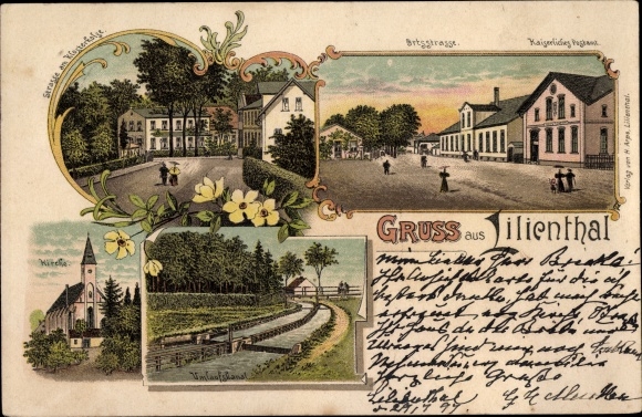 lito Lilienthal w Dolnej Saksonii, Kaiserl. Poczta, Ortsstrasse, Strasse am Klosterholze