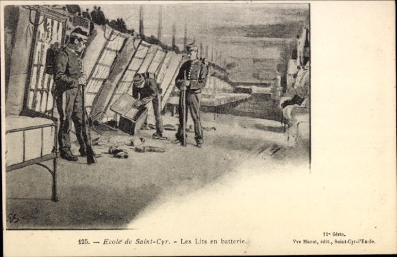 Ak Saint Cyr Yvelines, Ecole, Les Lits en batterie