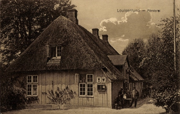 Ak Louisenlund Güby Schleswig Holstein, Försterei