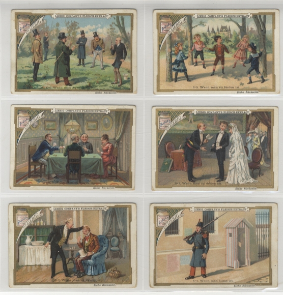 Liebig pictures series A 236 When you are alone etc. 1892