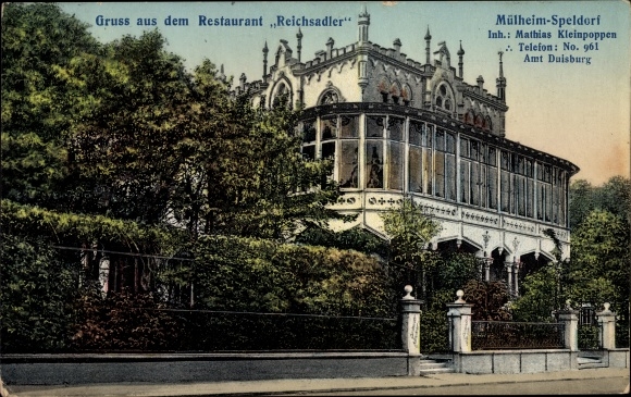PC Speldorf Mülheim an der Ruhr, Restaurant Reichsadler