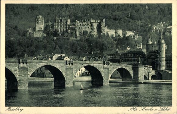 Postwaardestuk Ak GS DR PP 106 C13 02, 38e Filatelistendag Heidelberg 1932