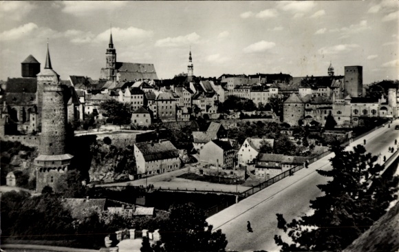 Ak Bautzen in Oberlausitz, Panorama