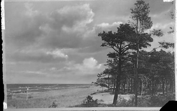 24 Negative Berg-Dievenow in Pommern, Promenade, Strand, Steg, Segelboot
