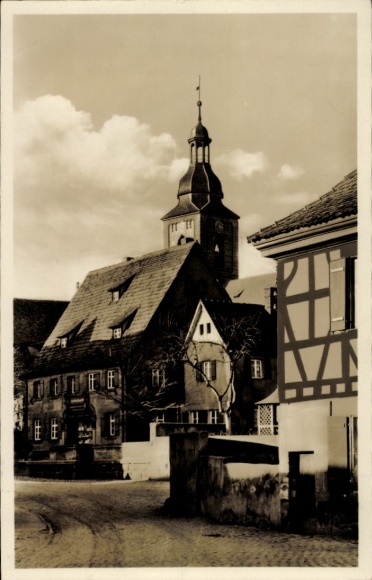 Ak Zirndorf in Midden-Franken, Am Rathausplatz