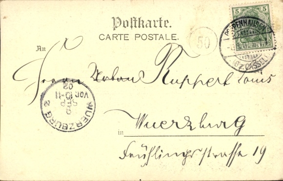 Chromo-Litho Wasserkuppe Rhön, Pferdekopf, Restaurant and Logihaus