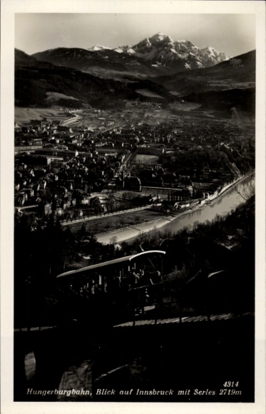 Ak Innsbruck in Tirol, Hungerburgbahn