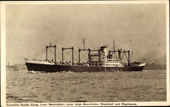 AK vrachtschip Beaverglen, Canadian Pacific Cargo Liner