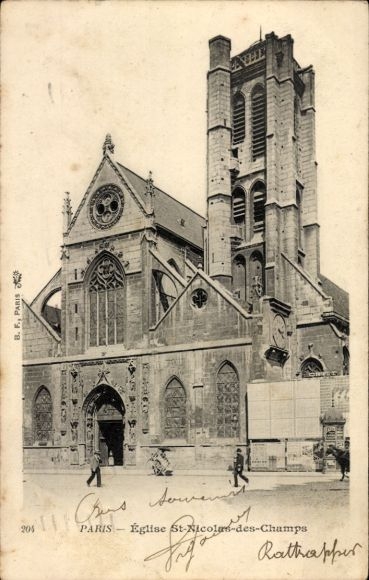 Ak Paris III, kerk van St. Nicolas des Champs