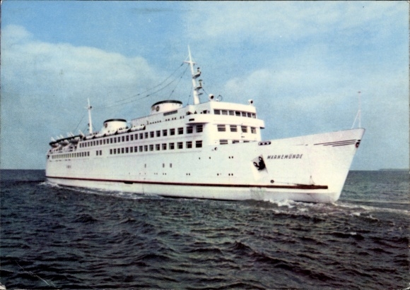 Postcard ferry Warnemünde