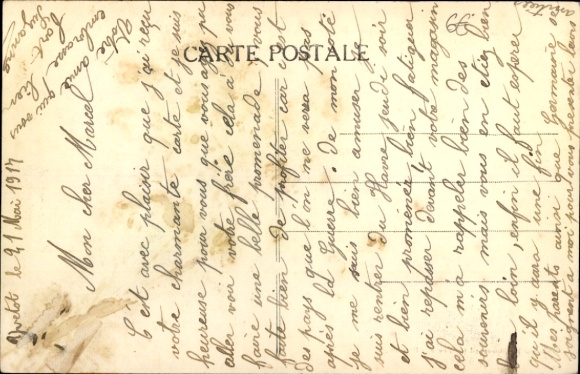 Postcard Yvetot Seine Maritime, Maison Normande