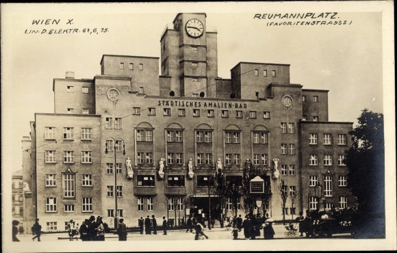 Zdjęcie KP Wien 10. Favoriten Austria, Reumannplatz, Favoritenstraße, Amalien-Bad