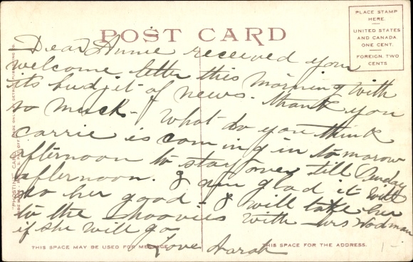 Postcard New York City USA, Library, Entrance Hall