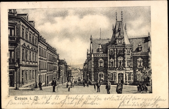 PC Treuen Vogtland, party at the market square, passers-by