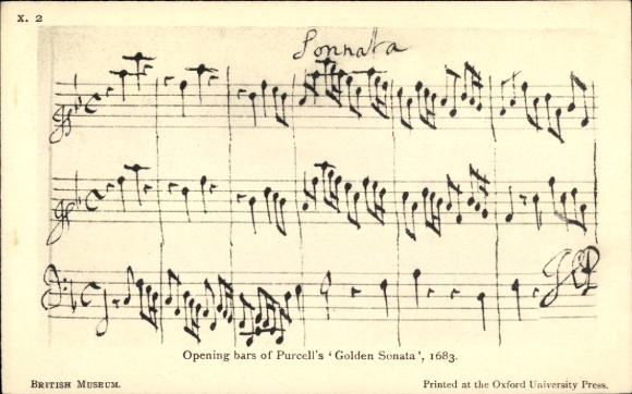 liedje Ak Gouden Sonate, Henry Purcell
