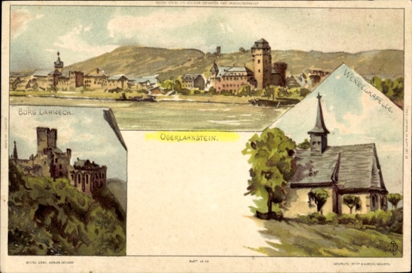 Artysta lito Biese, C., Oberlahnstein Lahnstein am Rhein, Zamek Lahneck, Kaplica Wenzela, Miejsce
