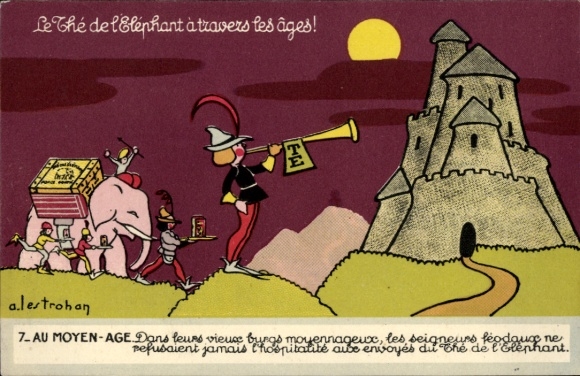 Artist Postcard Trohon, Advertising, The de l'Elephant