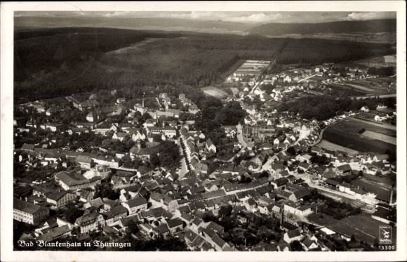 PC Bad Blankenhain in Thuringia, general view, aerial photo