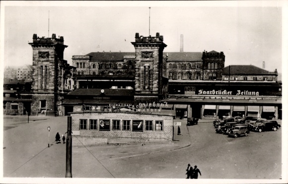 Ak Saarbrücken im Saarland, Hauptbahnhof