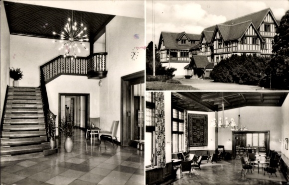 Postcard Oberursel in the Taunus Hesse, House of the Trade Union Youth, DGB educational center