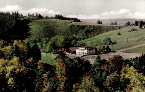 KP Poppenhausen na Wasserkuppe Rhön, Pensjonat Grabenhöfchen, panorama