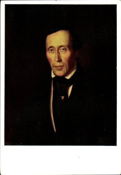 Artist Postcard Storch, FL, poet Hans Christian Andersen, portrait