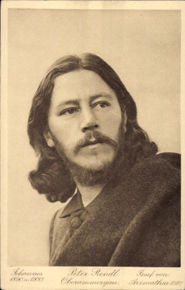PC Oberammergau in Upper Bavaria, actor Peter Rendl, Passion Play 1910, Joseph of Arimathea