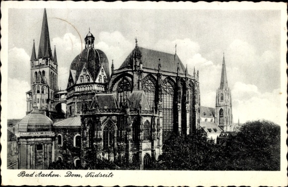 Ak Aachen, Bad  Dom, Seitenansicht, Deutsche Reich