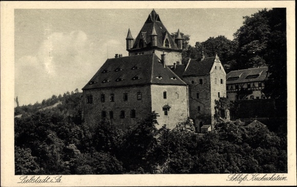 Postcard Liebstadt Erzgebirge Saxony, Kuckuckstein Castle