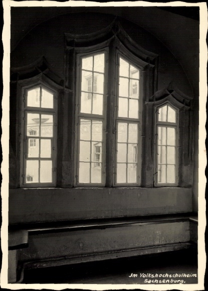 Foto Ak Sachsenburg im Kyffhäuserkreis Thüringen, Volkshochschulheim, Führerschulungslager 1933