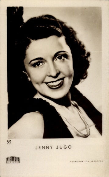 Postcard Actress Jenny Jugo, portrait