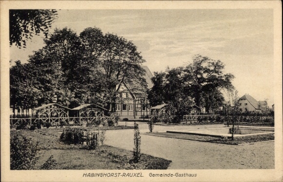 Ak Habinghorst Castrop Rauxel im Ruhrgebiet, Gemeinde-Gasthaus