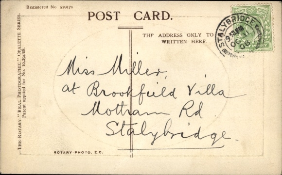 Embossed Passepartout PC Great Britain, A Coolling Retreat, Cattle by the Water