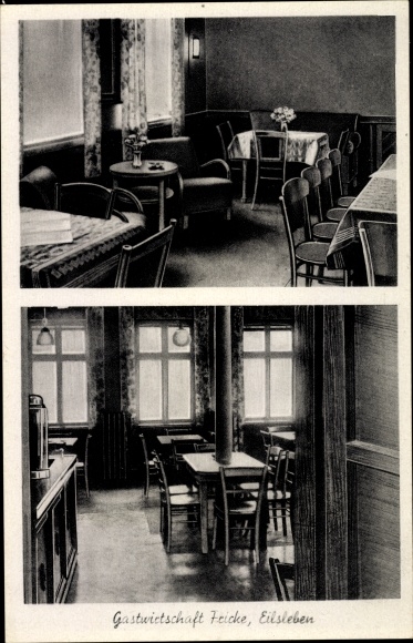 Postcard Eilsleben in Saxony Anhalt, inn Feicke