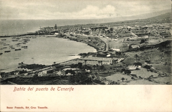Postcard Tenerife Tenerife Canary Islands, Panorama, Harbor Bay