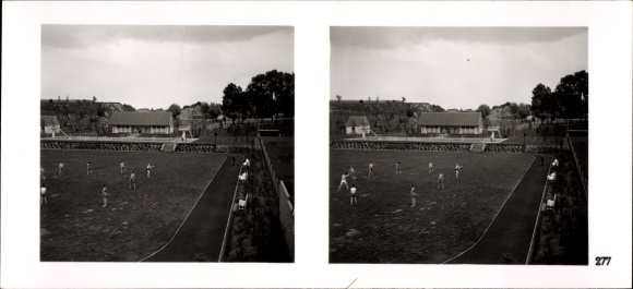 Stereo Raumbild Foto "Die NS-Musterbetriebe 1937-38" Nr. 277, Westfäl. Margarinewerk Doberg Bünde
