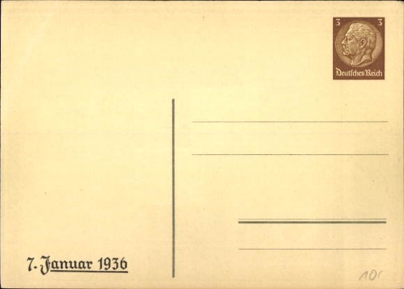 Postal stationery stamps Postcard 1. Day of the stamp, founding day of the Reich Association of Philatelists