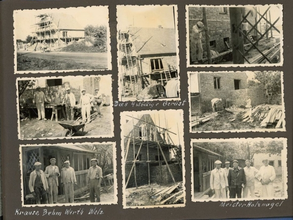 Photo Album Dierberg near Rheinsberg, 267 photos, house construction 1957 -1963, unique contemporary testimony
