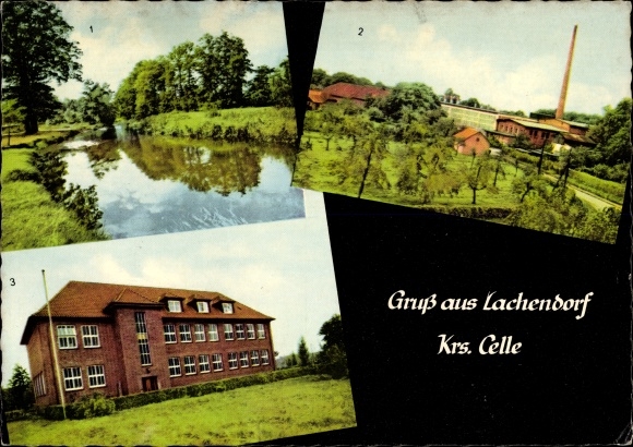 PC Lachendorf in Lower Saxony, laughed party, paper factory, school