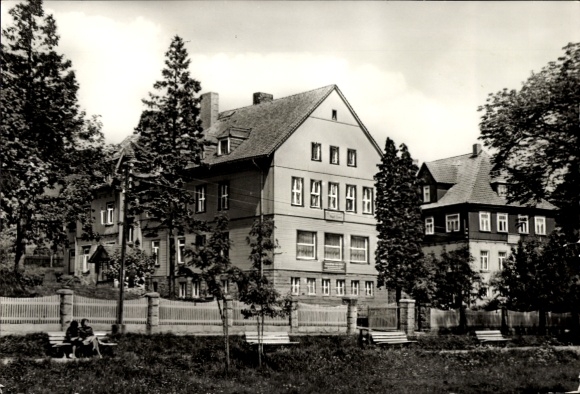 Postcard Schierke Wernigerode am Harz, FDGB recreation home August Bebel