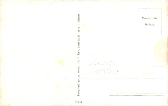 Artist Postcard Corbella, T., Lovers