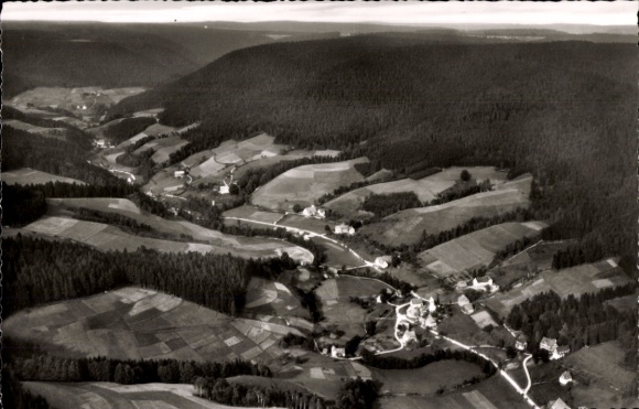 Ak Reinerzau Alpirsbach im Schwarzwald, Fliegeraufnahme