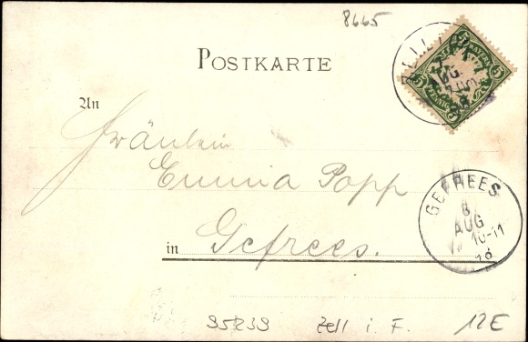 Litho Zell in het Fichtelgebirge, Waldstein, boswachtershut, berenval, kom, kasteelruïne